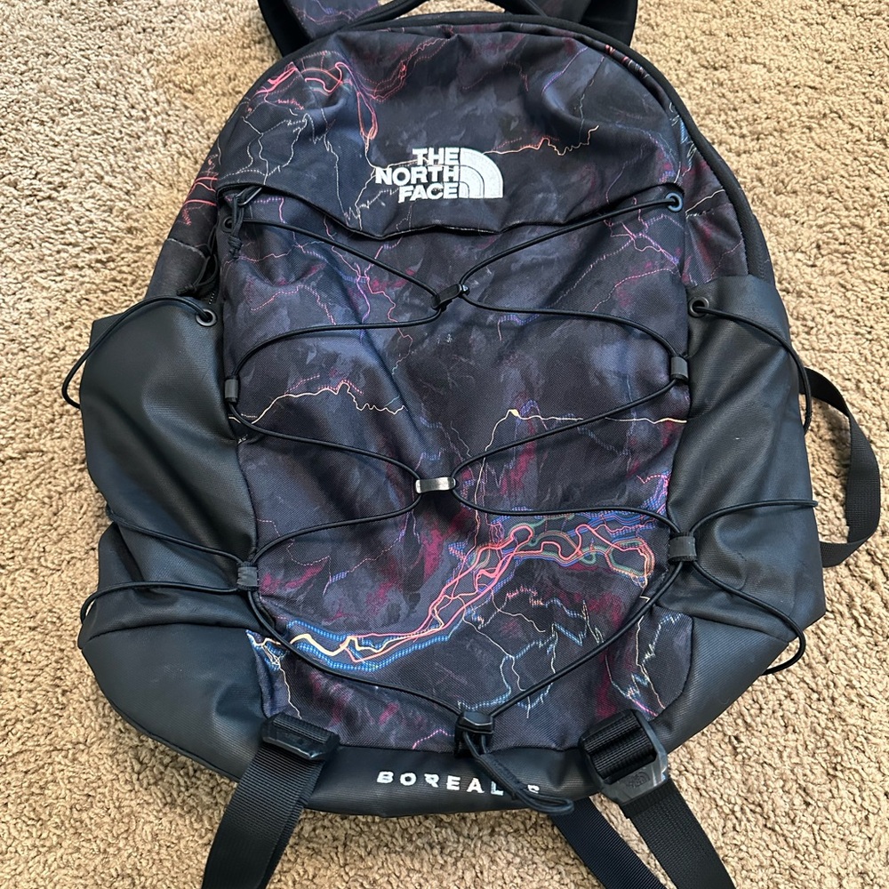 The North Face Black and Multicolor Borealis Backpack